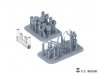 E.T. Model P35-288 Lights Set with Guards for U.S.Army M8/M20 Light Armored Car 1/35
